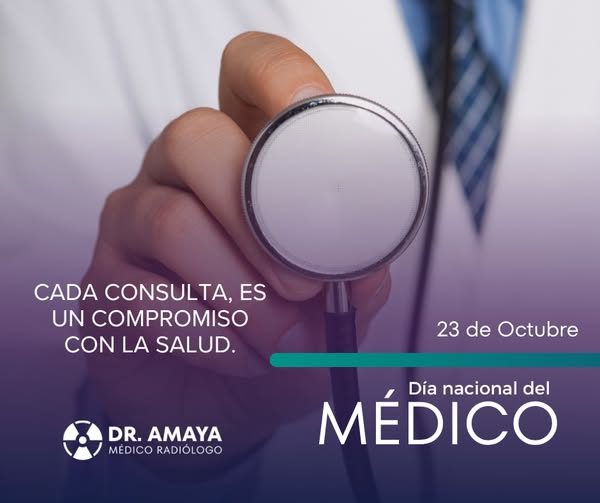 23 de octubre | 𝘿𝙞́𝙖 𝙉𝙖𝙘𝙞𝙤𝙣𝙖𝙡 𝙙𝙚𝙡 𝙈𝙚́𝙙𝙞𝙘𝙤