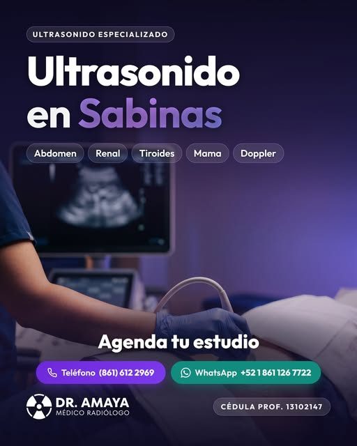 Ultrasonido en Sabinas